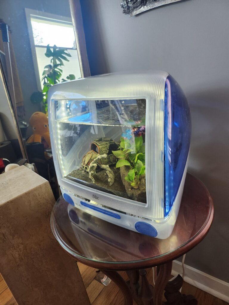 iMac G3 Aquarium — Someone Turned a 1999 Computer Into a Fish Tank and It’s Flawless