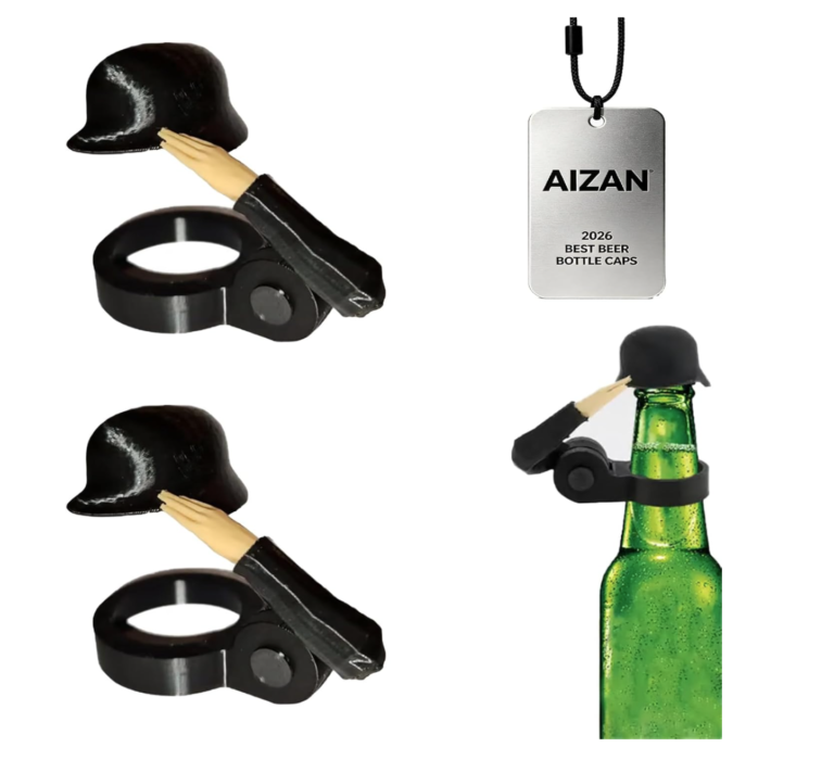 Your Beer Died With Its Helmet On — leads with the deadpan absurdity front and center.